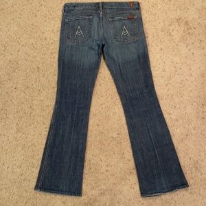 7 For All Mankind “A” pocket flare
